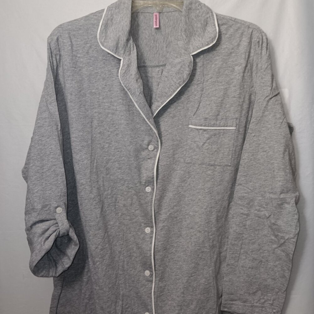GOLDENPOINT CONVERTIBLE SLEEVES SHIRT ROBE - Picture 12 of 15